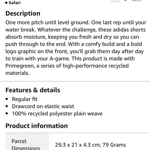 Addidas prime green Pacer Running  shorts Sz M - Picture 11 of 14